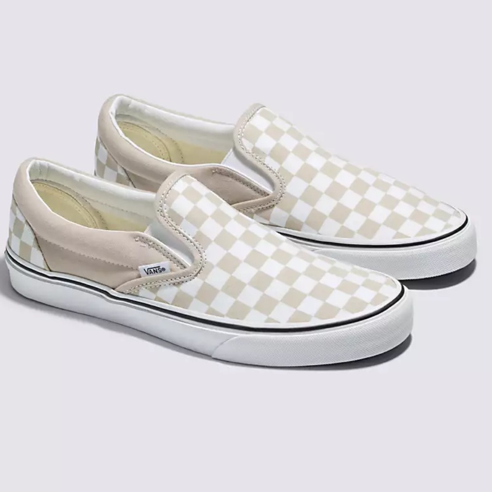 Vans Classic slip on- French oak Checkerboard